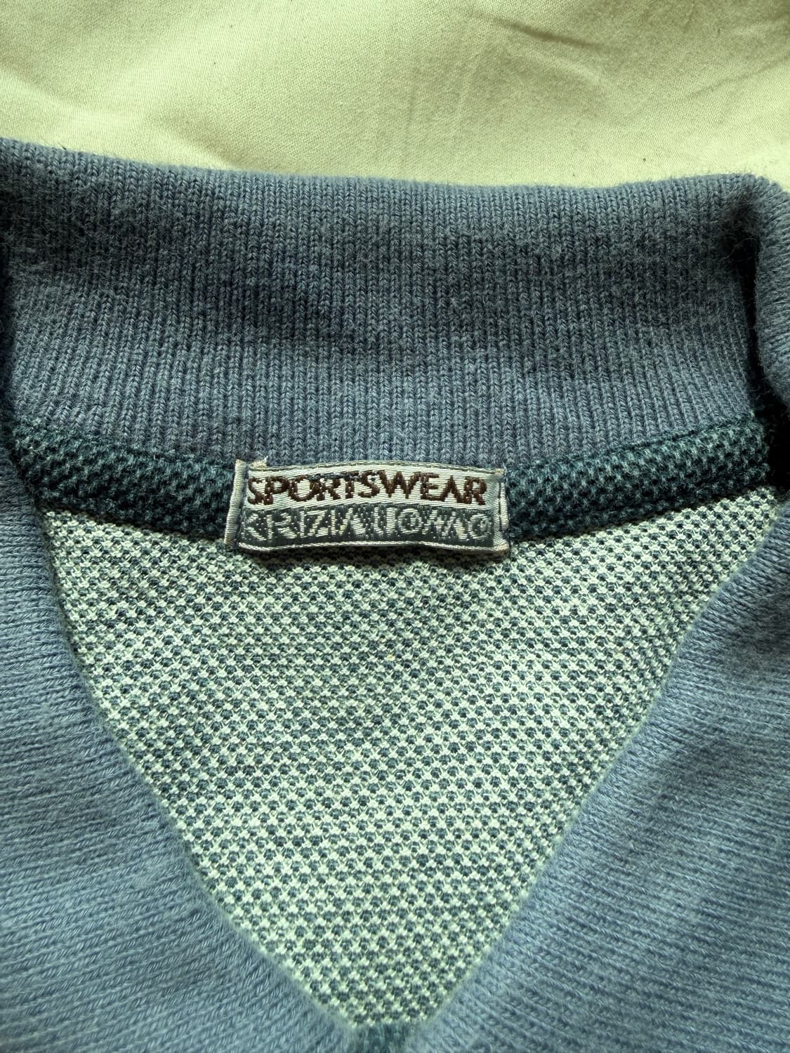 블루 니트 반팔 상품이미지3