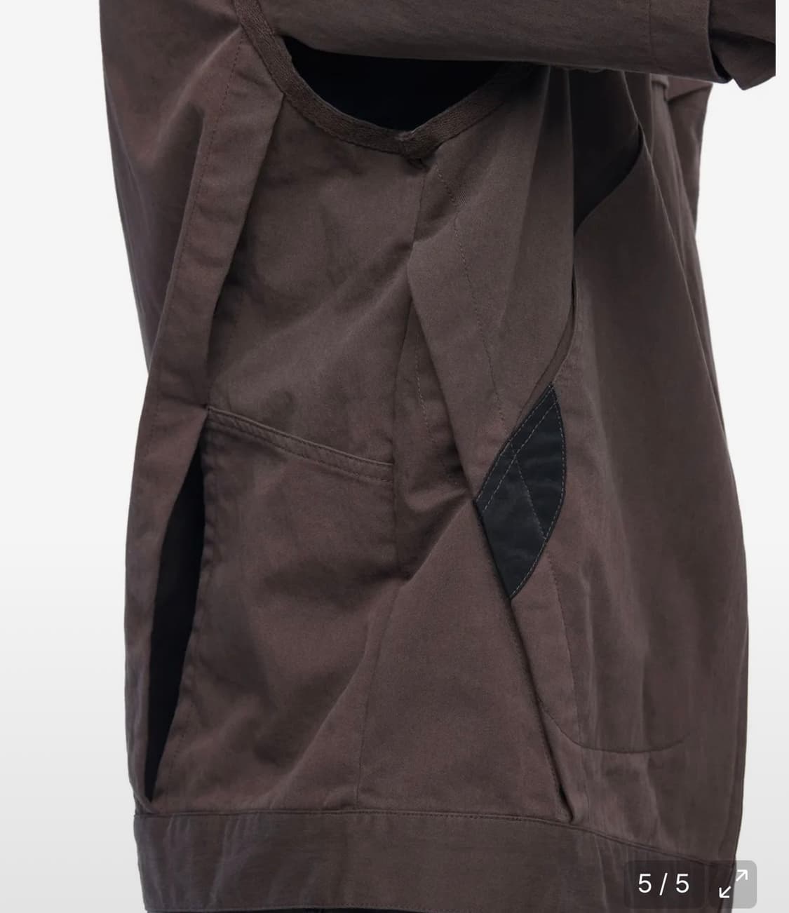 노매뉴얼 ventilation jacket 워시드 브라운 L 상품이미지3