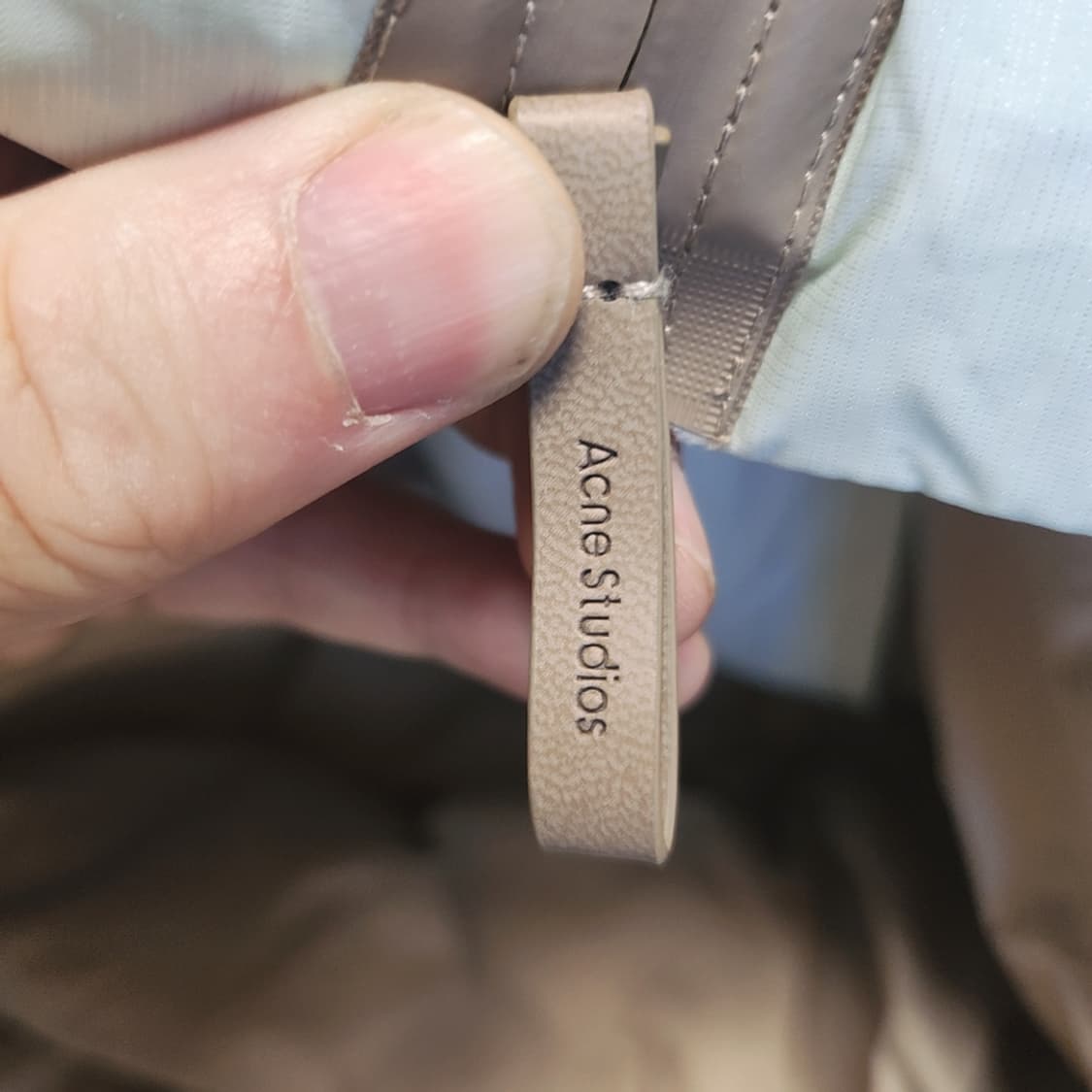 아크네 스튜디오 덕다운 패딩 점퍼 민트 34사이즈 상품이미지4