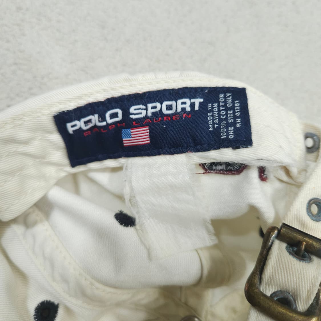 90s 폴로스포츠 스펠아웃 볼캡 상품이미지5