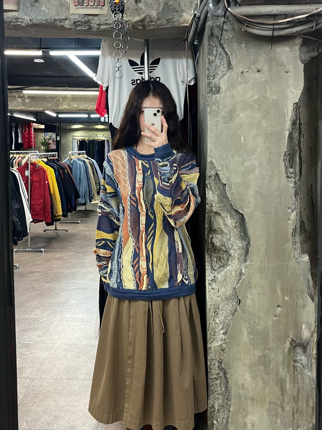 빈티지 케이블 니트 블루 #csz2353 상품이미지2