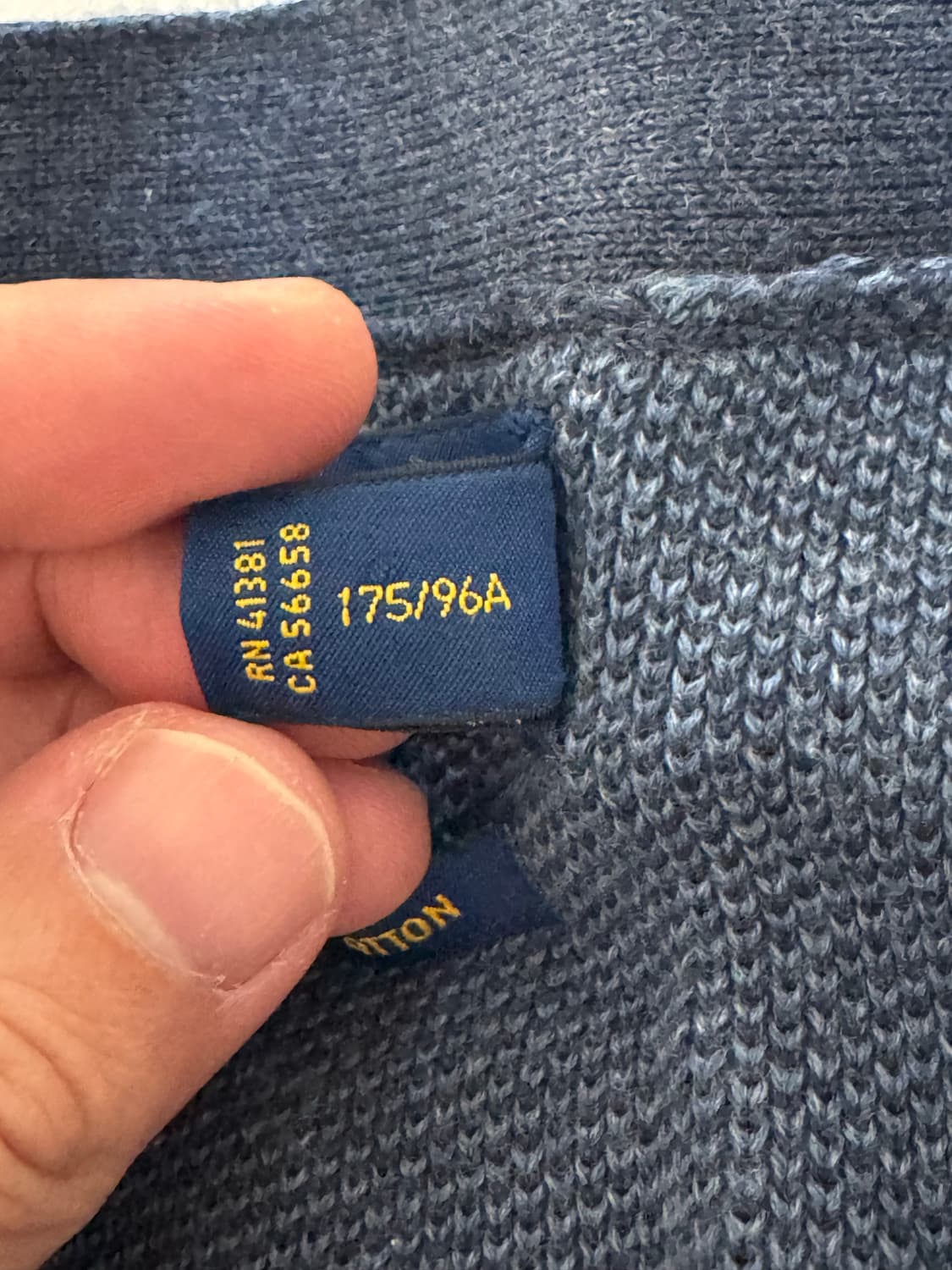 폴로 랄프로렌 피마코튼 가디건 M 네이비 상품이미지6