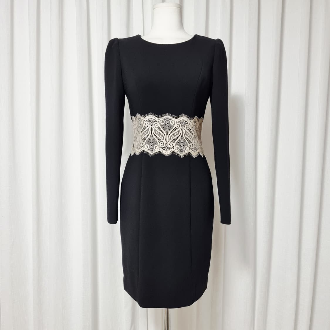 한섬 미니멈 MINIMUM 레이스장식 원피스 미니드레스 (55) 상태최상 상품이미지1