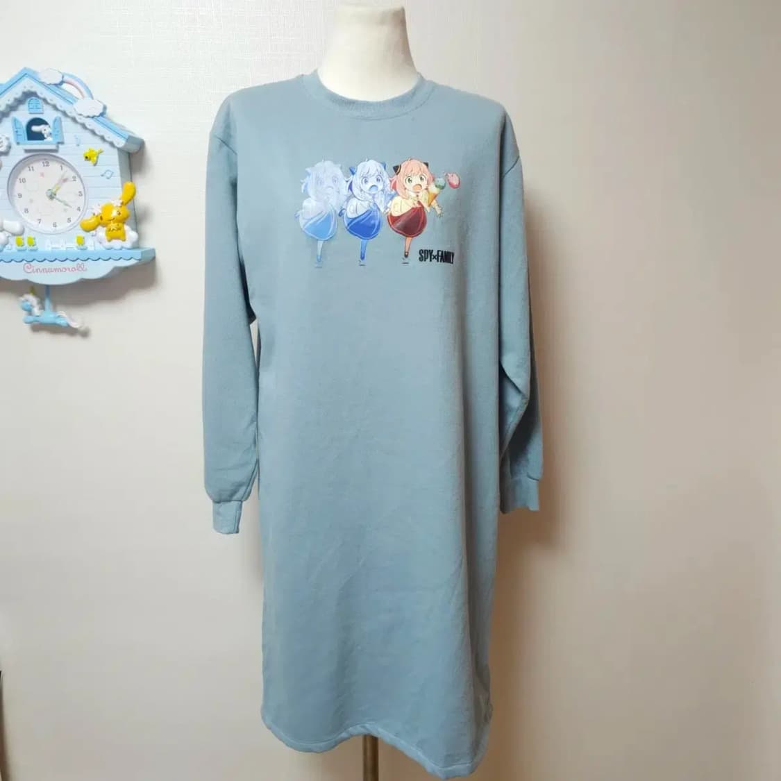 스파이패밀리 아냐 기모 롱원피스 상품이미지1