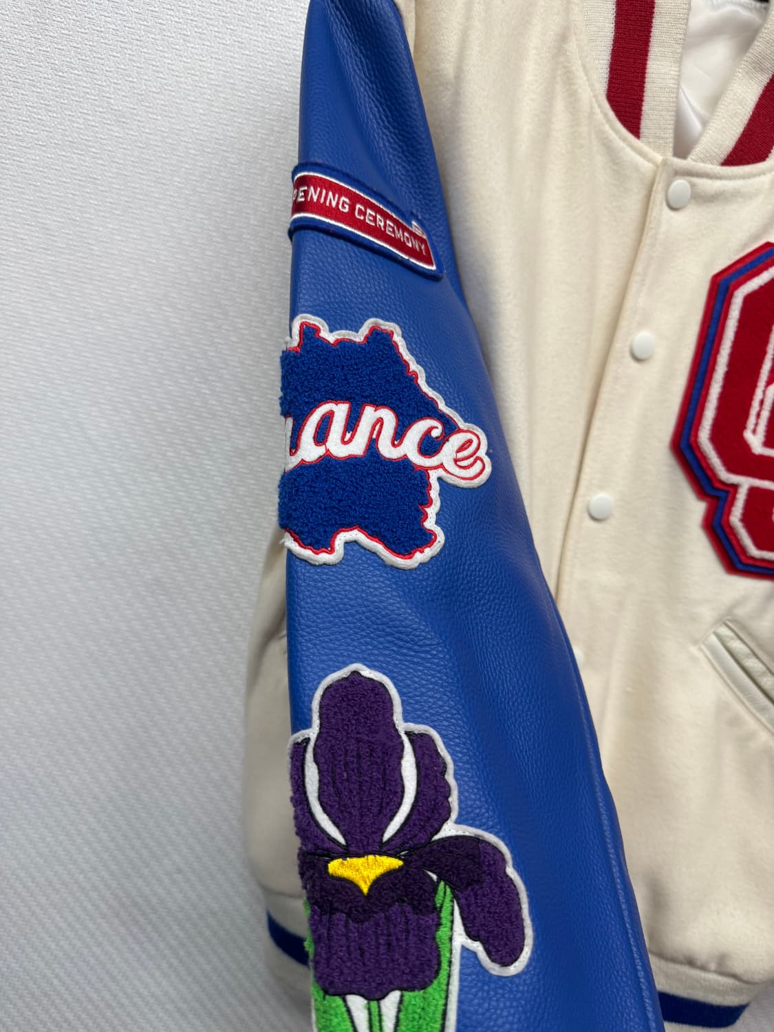 오프닝세러모니 빈티지 레더 바시티 자켓XS(M) 상품이미지4