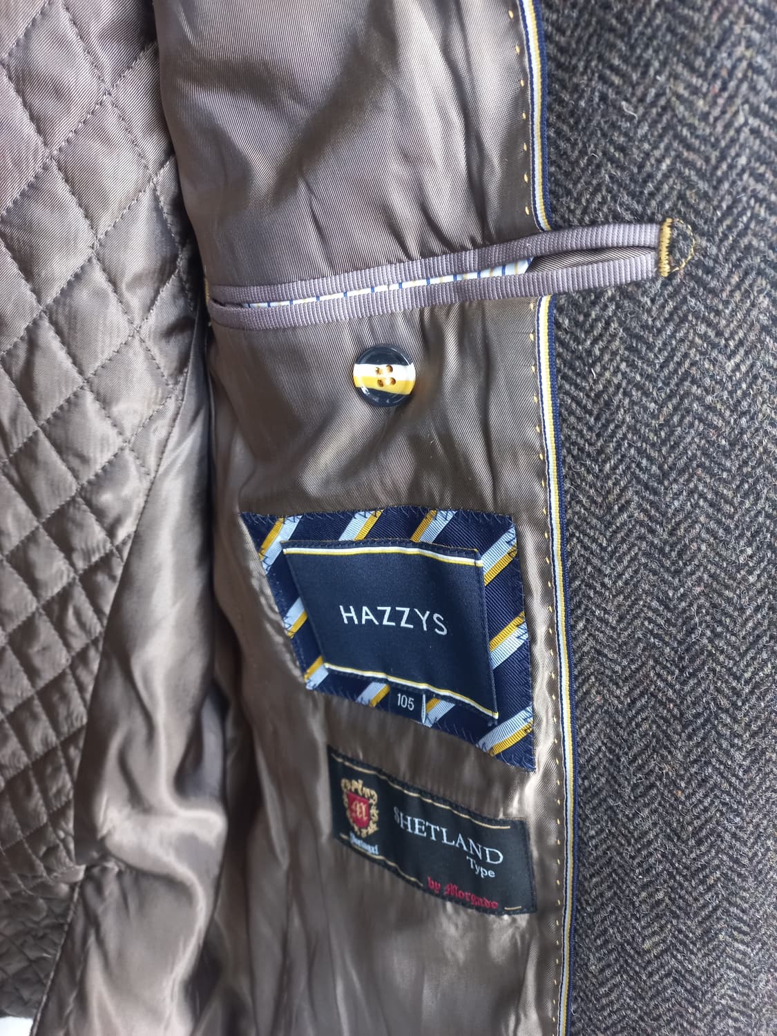 헤지스 보헤미안 부토니에 울 재킷 (남105) 상품이미지4