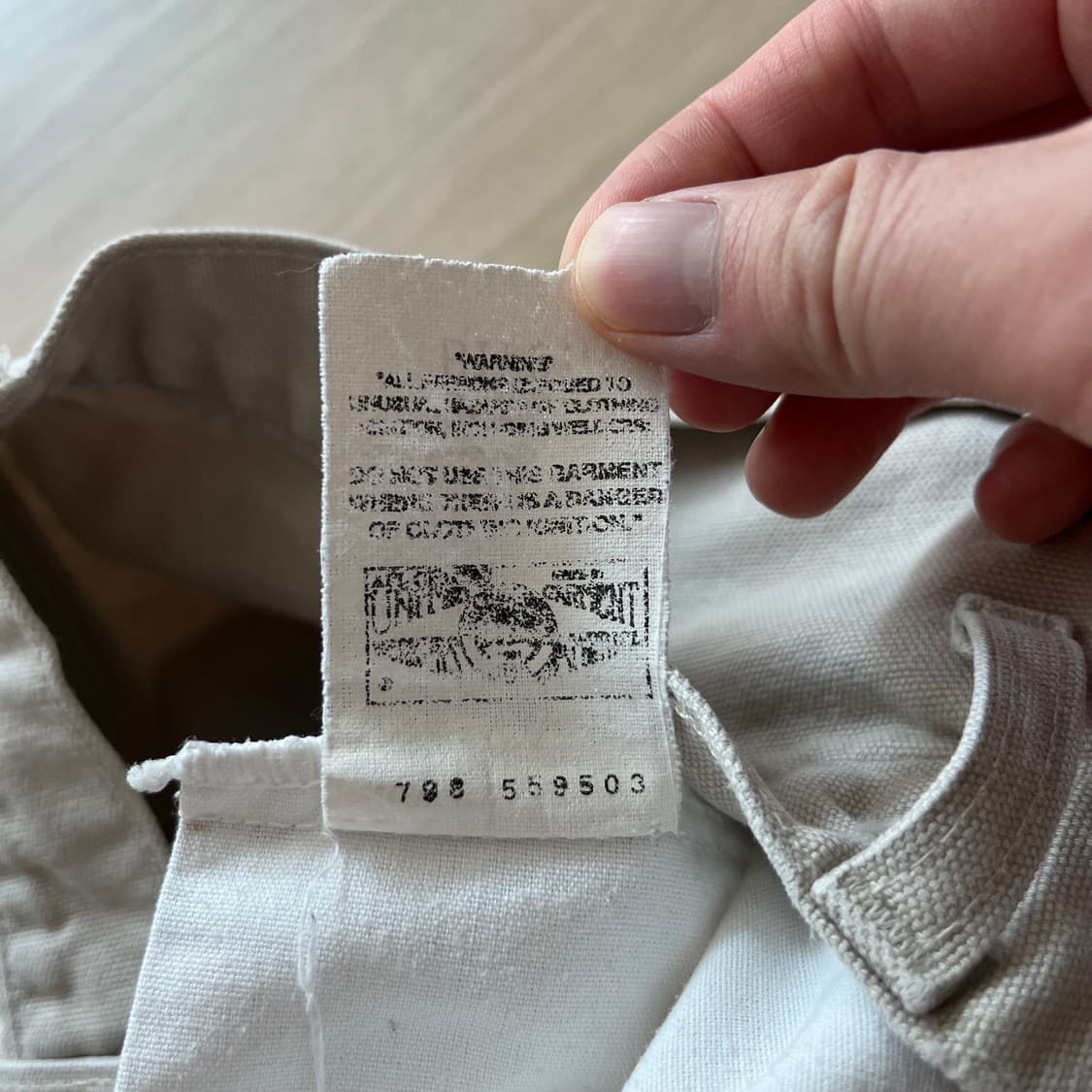 90s 빈티지 칼하트 카펜터팬츠 탄 베이지 상품이미지3