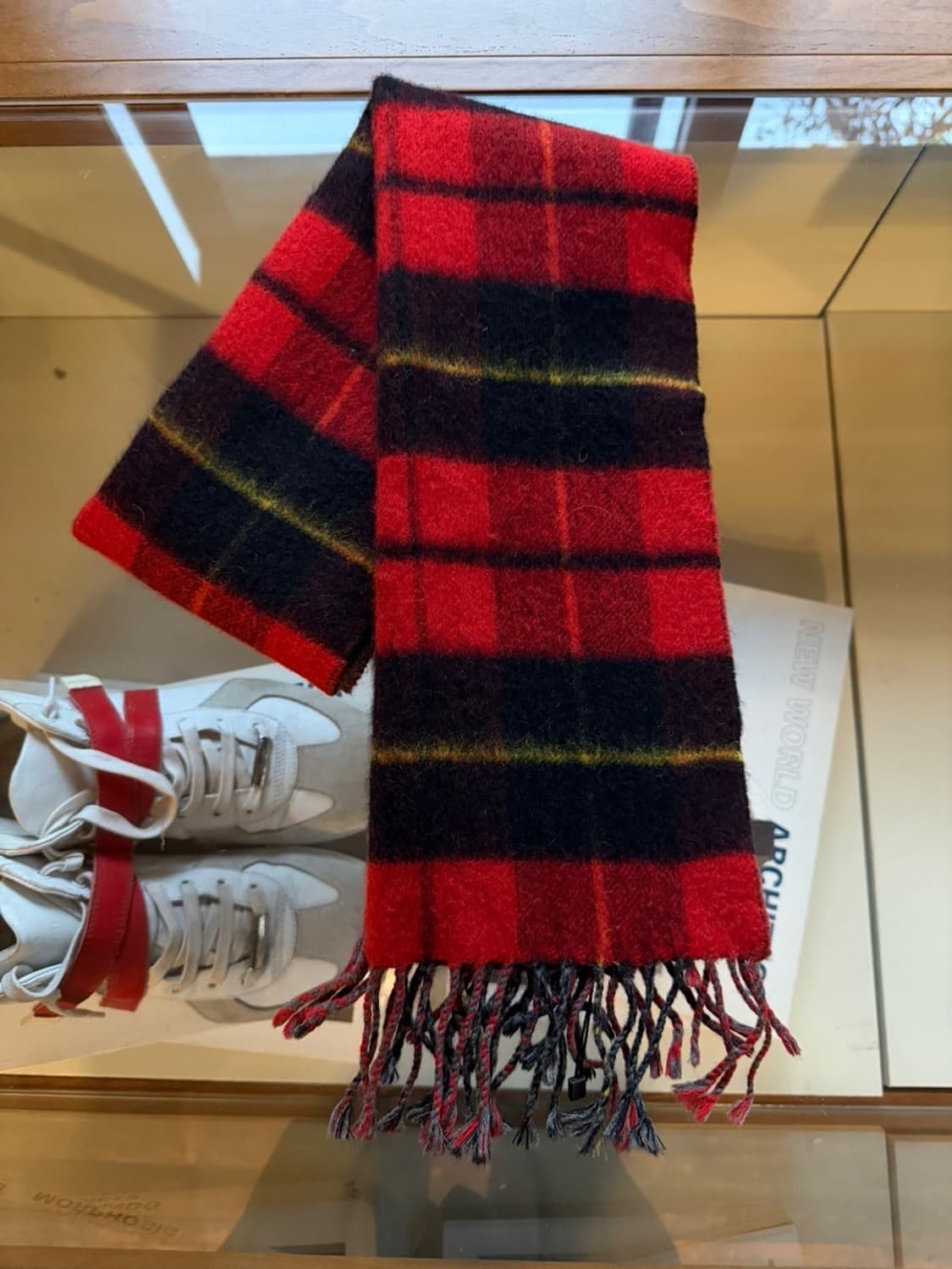 VTG 이태리 울 캐시미어 머플러 상품이미지1