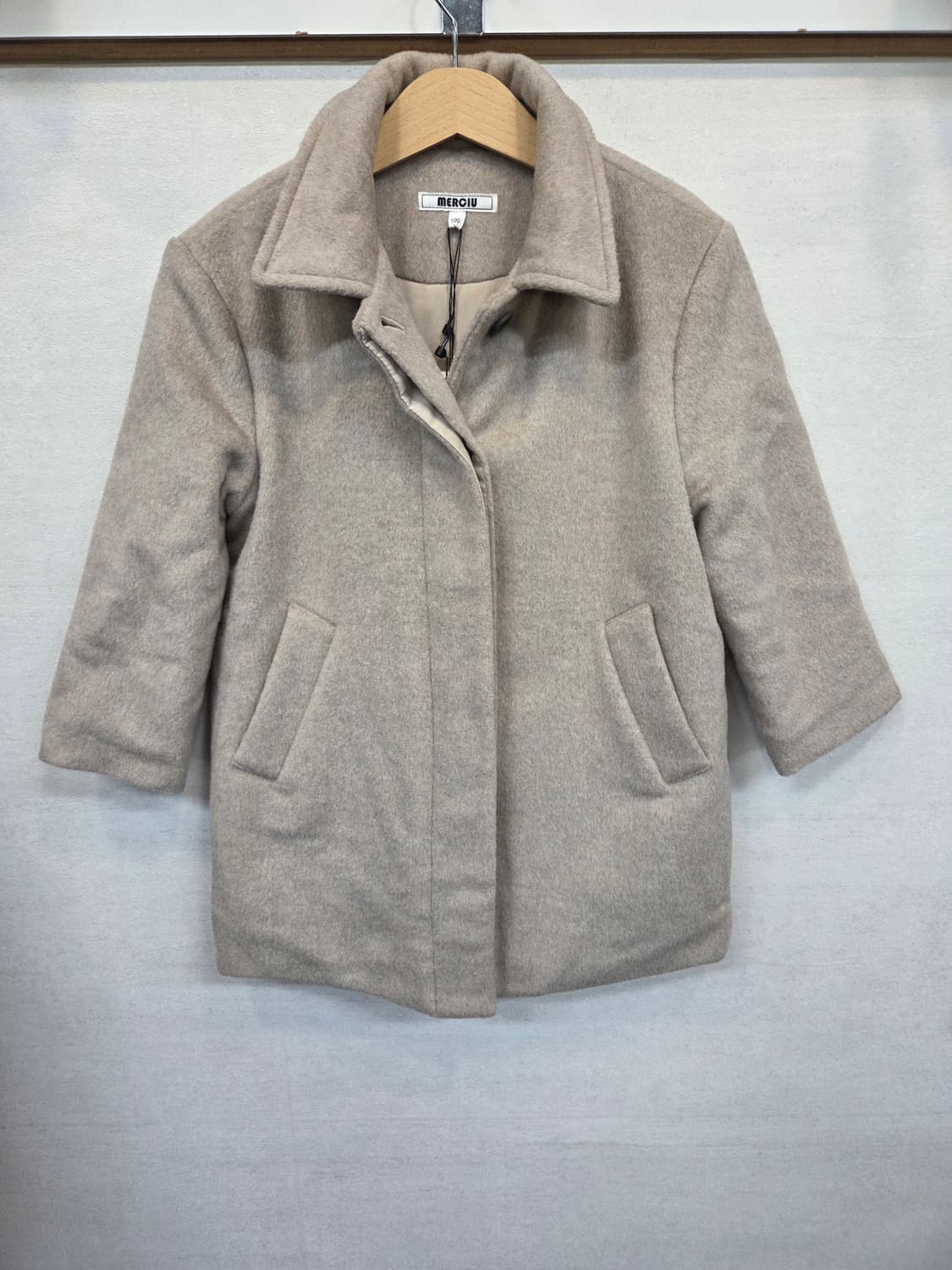 메르시유 키즈 울 캐시미어 코트 100  상품이미지1