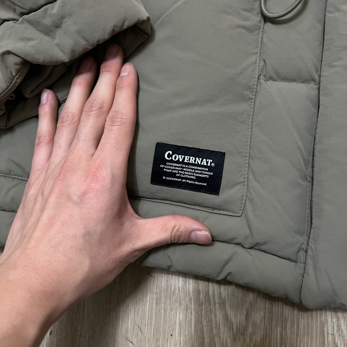 커버낫 덕다운 후드 푸퍼 패딩 L/100  상품이미지4