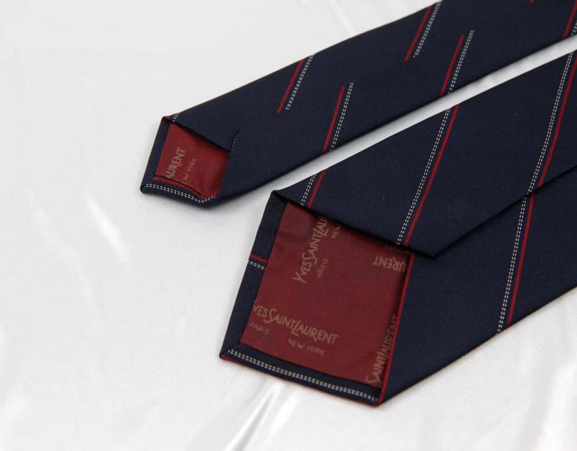 입생로랑 7.6cm A+등급 폭수선 남자 명품 넥타이 상품이미지4