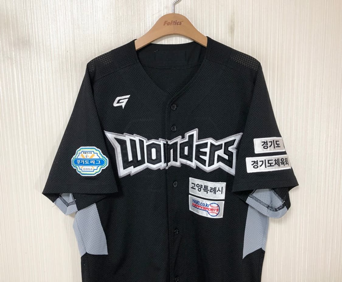 골드볼파크 독립야구단 경기도리그 고양원더스 선수실착 유니폼/져지 #66 상품이미지2