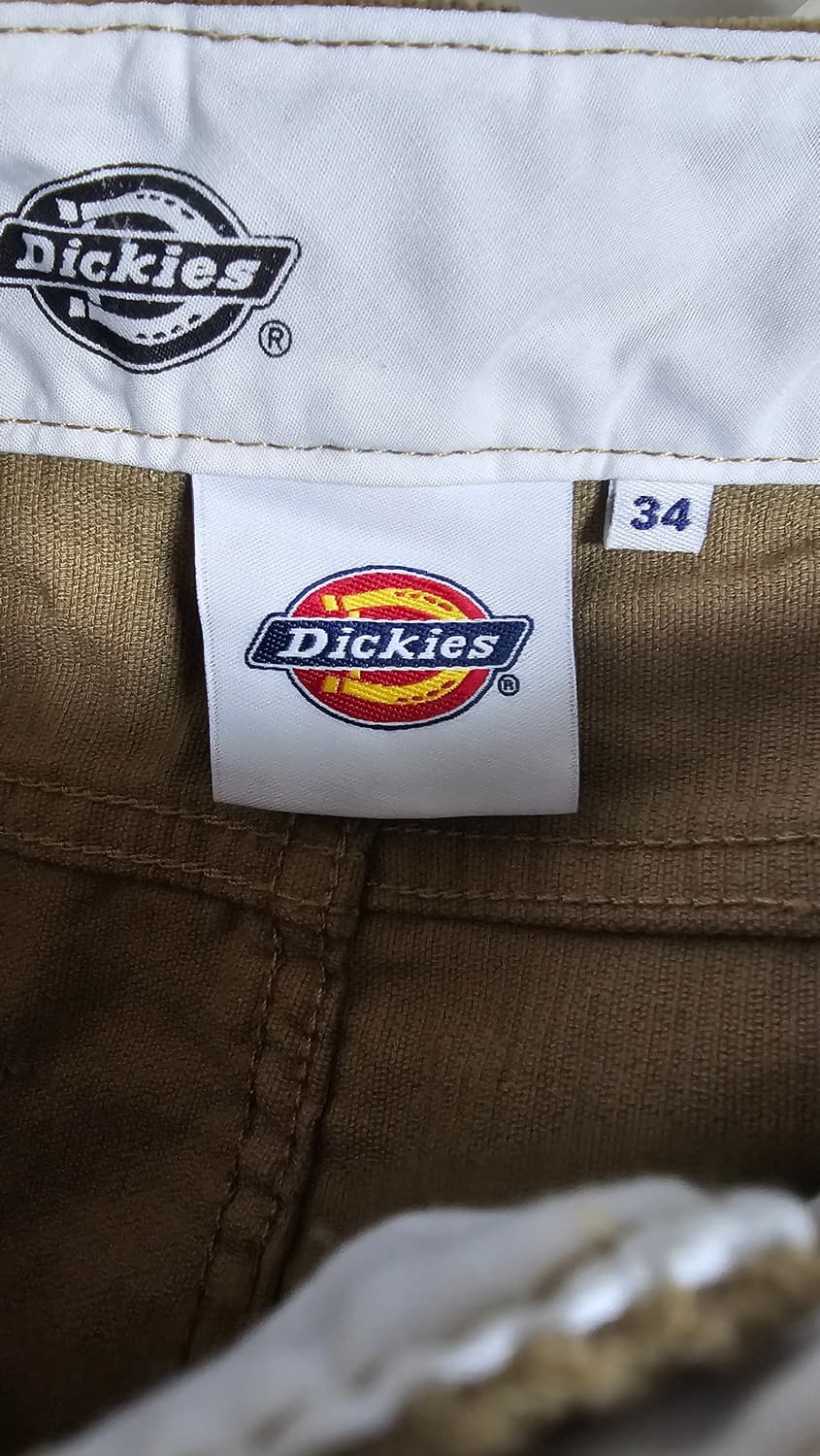 디키즈 더블니 코듀로이 워크팬츠 Khaki 34사이즈 판매 상품이미지4