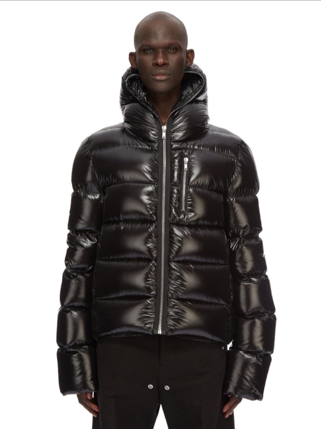 릭오웬스 김프 씰 패딩 24FW 포터빌 구스 다운 블랙 푸퍼 자켓 봄버 상품이미지1