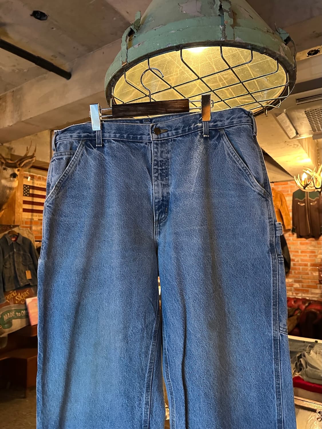 칼하트 데님 싱글니 워크 팬츠 상품이미지2