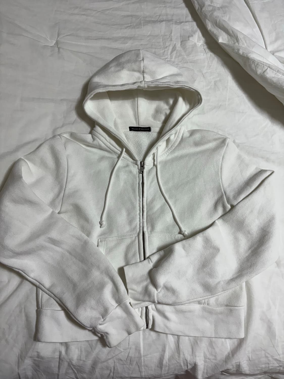 브랜디멜빌 화이트 후드집업 상품이미지1