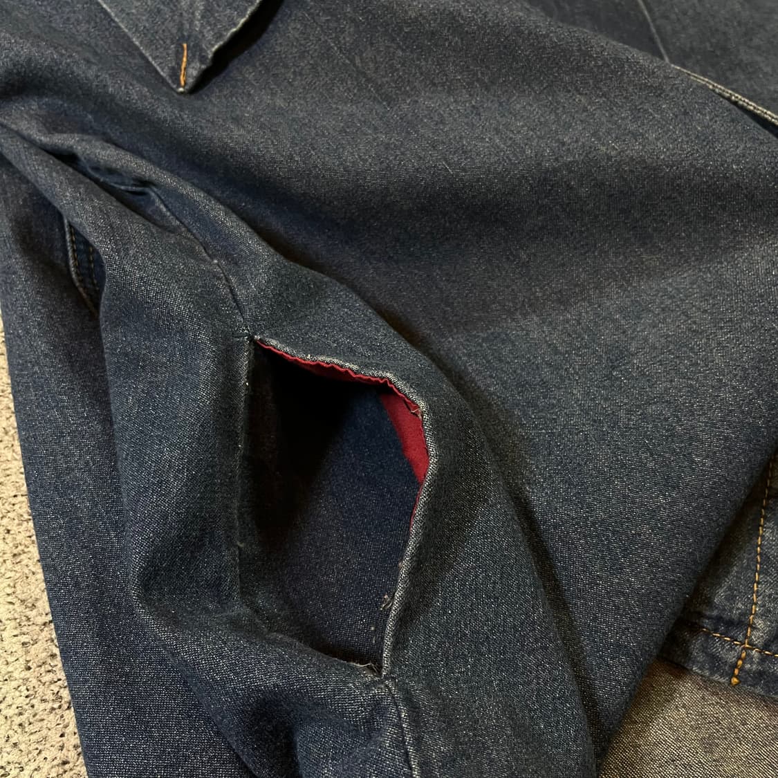 에비수 진스 에스닉 패치 데님 셔츠 상품이미지5