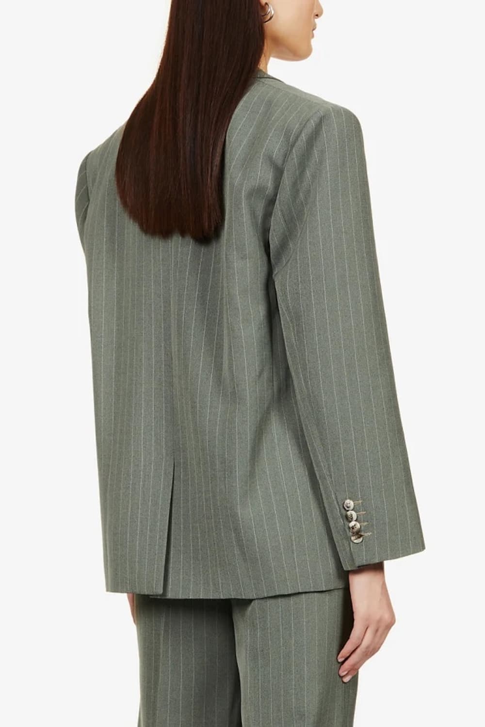 Musier Paris 빈티지 무드 오버핏 핀스트라이프 테일러드 자켓 상품이미지5