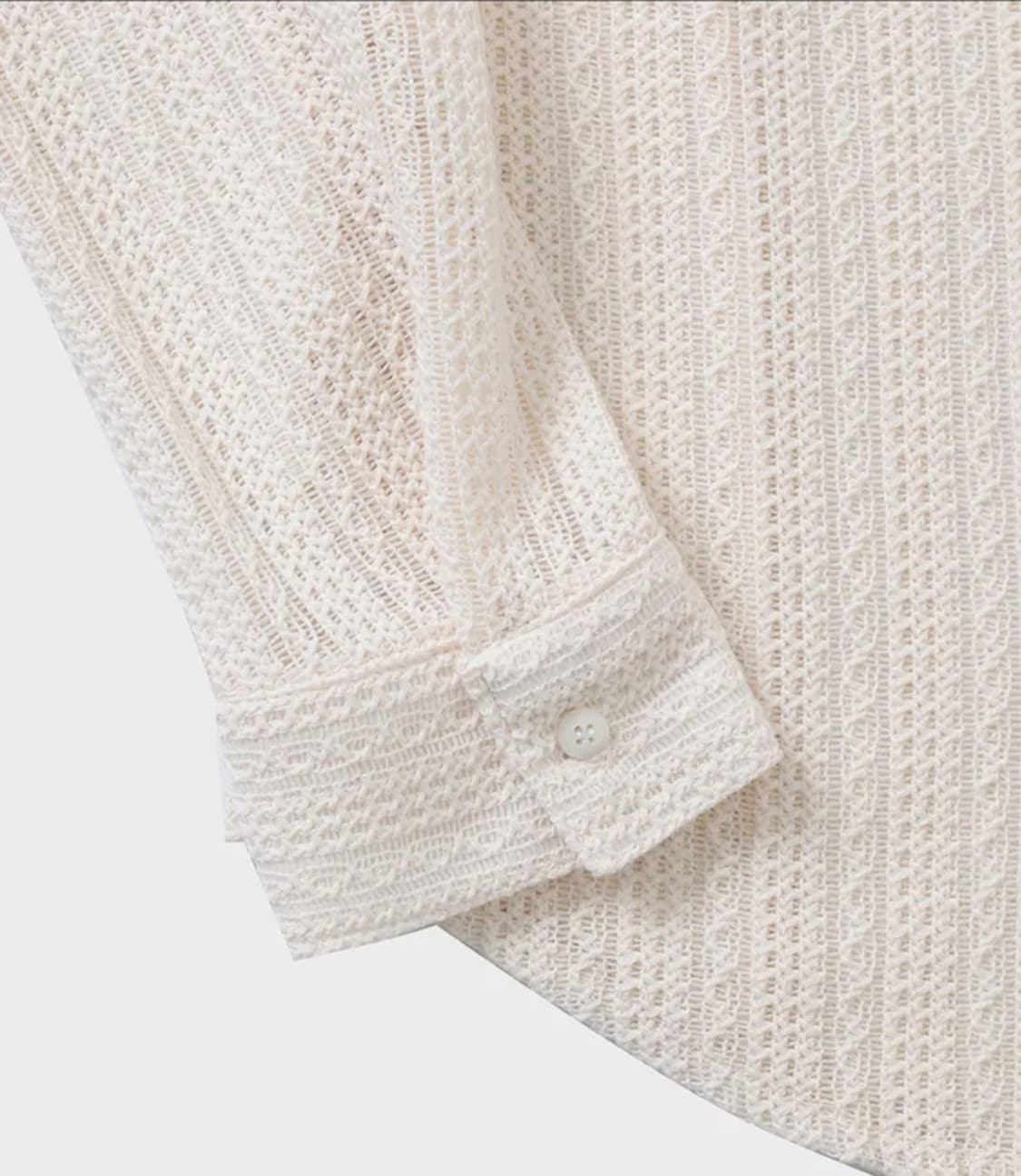 (새상품) 노이어 포 우먼 코튼 크로쉐 셔츠 상품이미지3