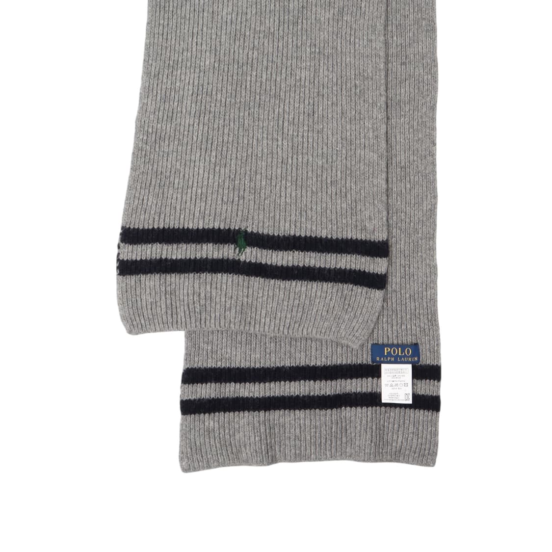 폴로 랄프로렌 베이직 포니 그레이 울 머플러 상품이미지5