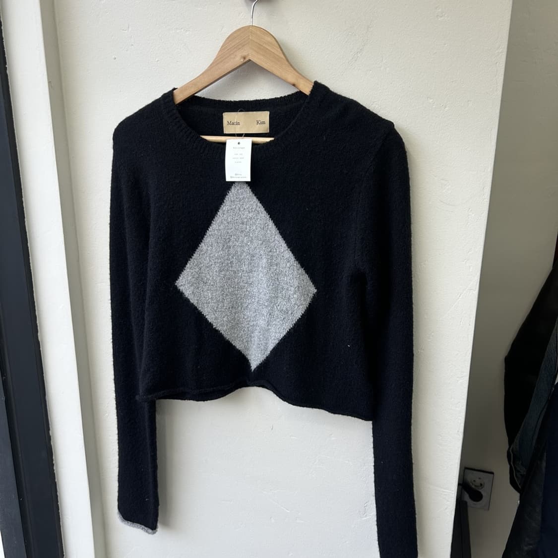 15885 - 마뗑킴 다이아 루즈 크롭 니트 상품이미지2