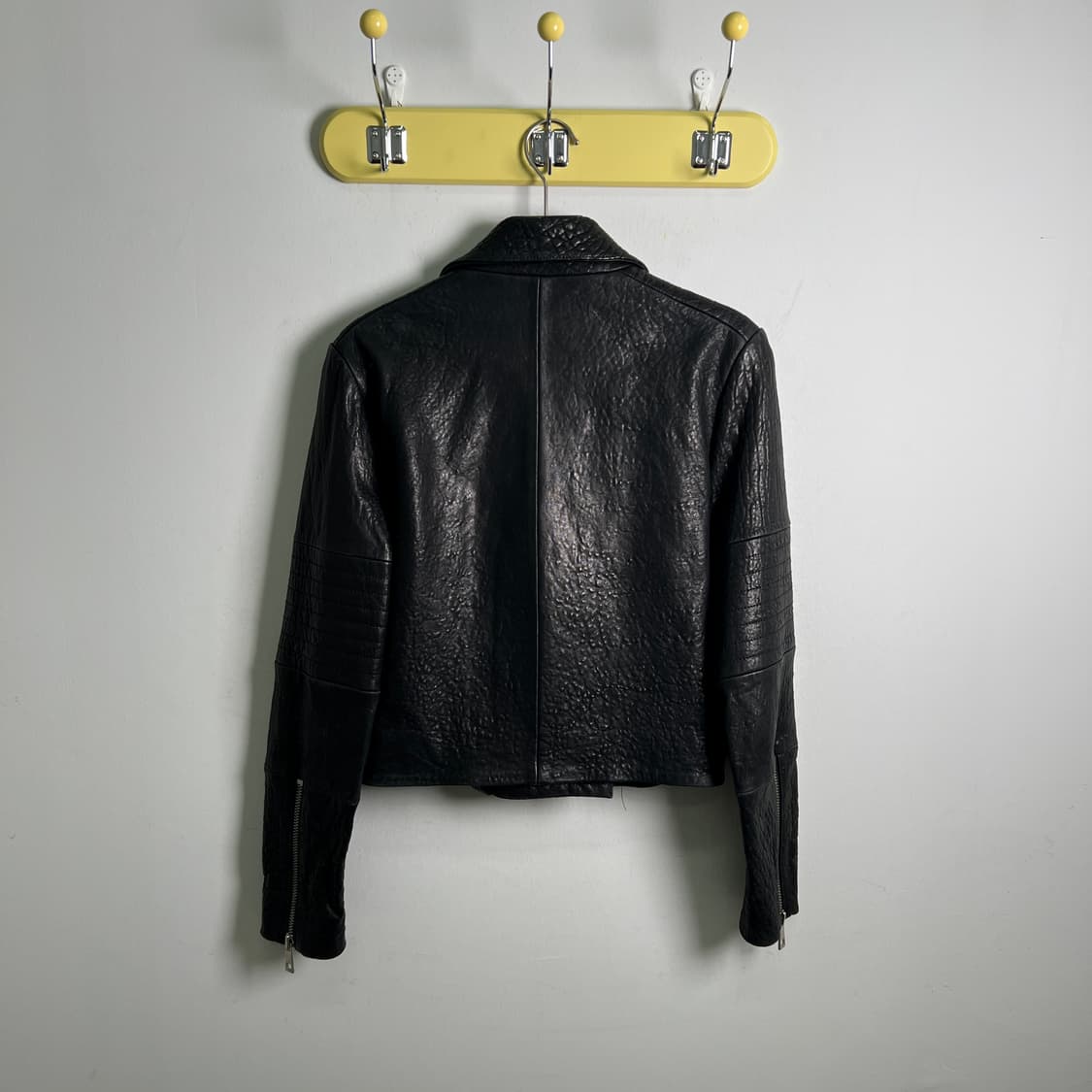 Theory 띠어리 블랙 양가죽 라이더 자켓 S 상품이미지2