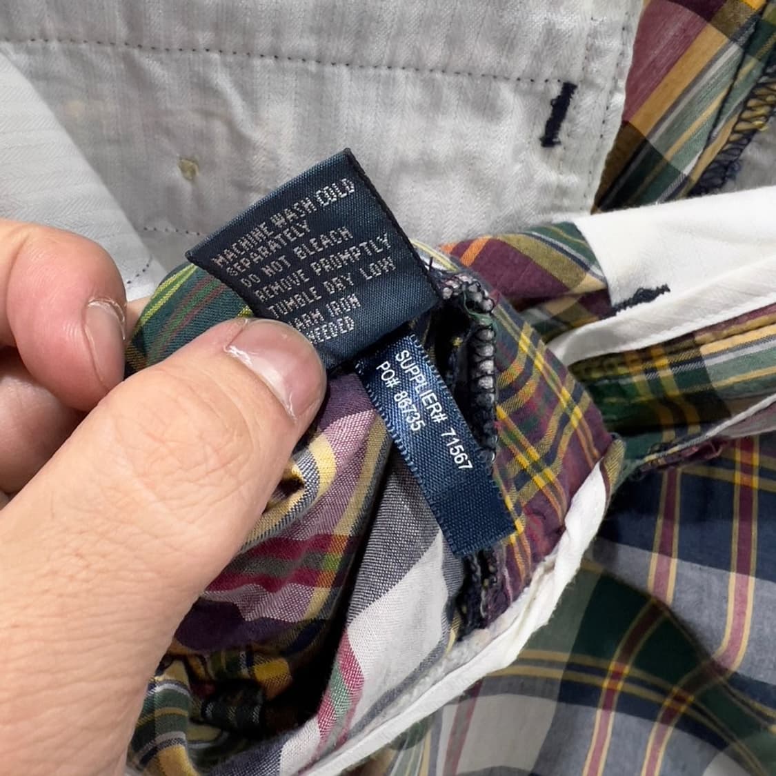 폴로 랄프로렌 체크 치노 반바지 상품이미지6