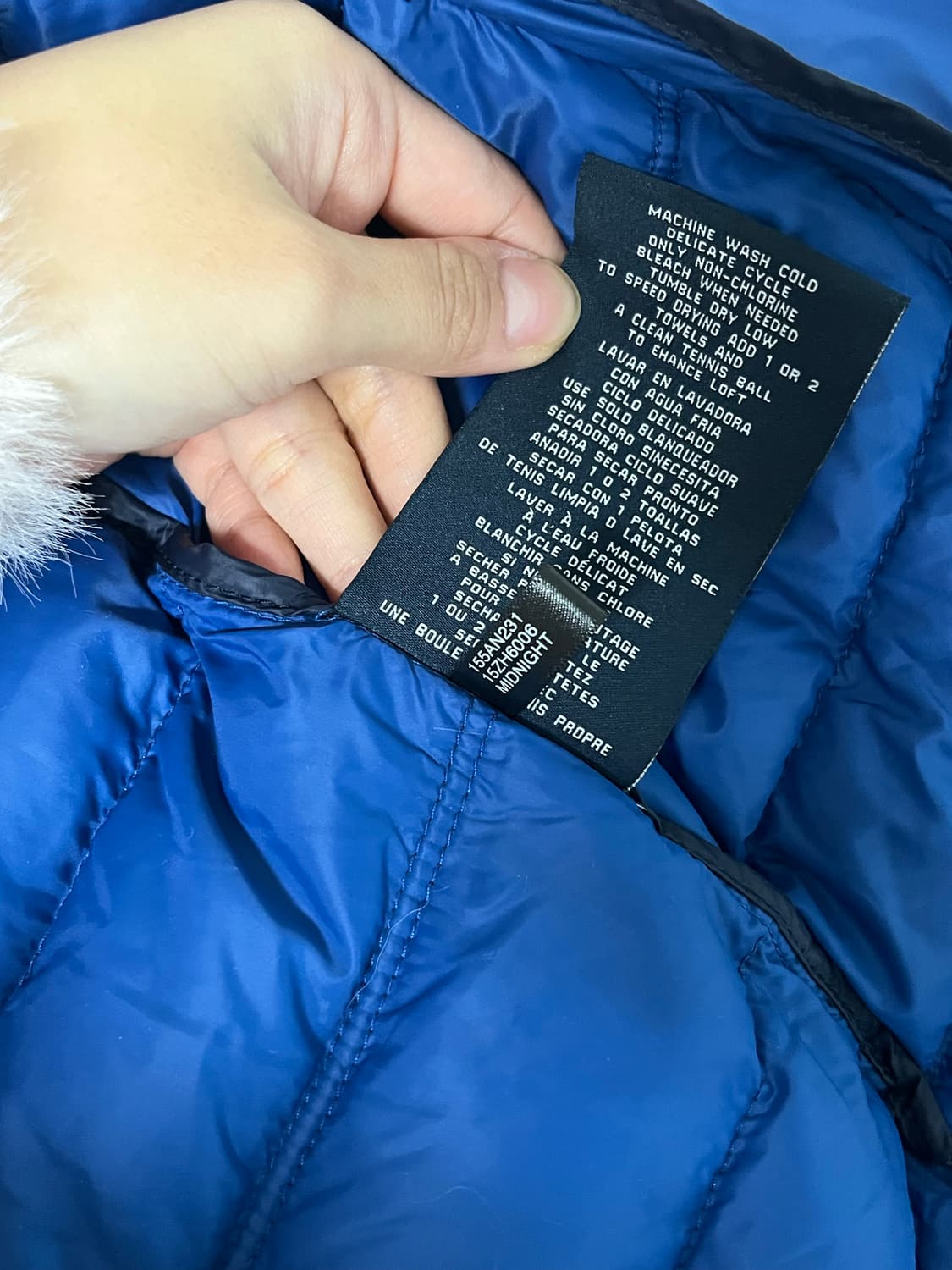 XXL) 타미힐피거 덕다운 경량패딩 네이비 상품이미지6