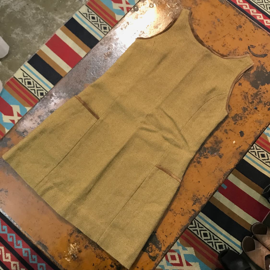 폴로랄프로렌 브라운 비스코스 미디 원피스 여성 44 55 사이즈  상품이미지1