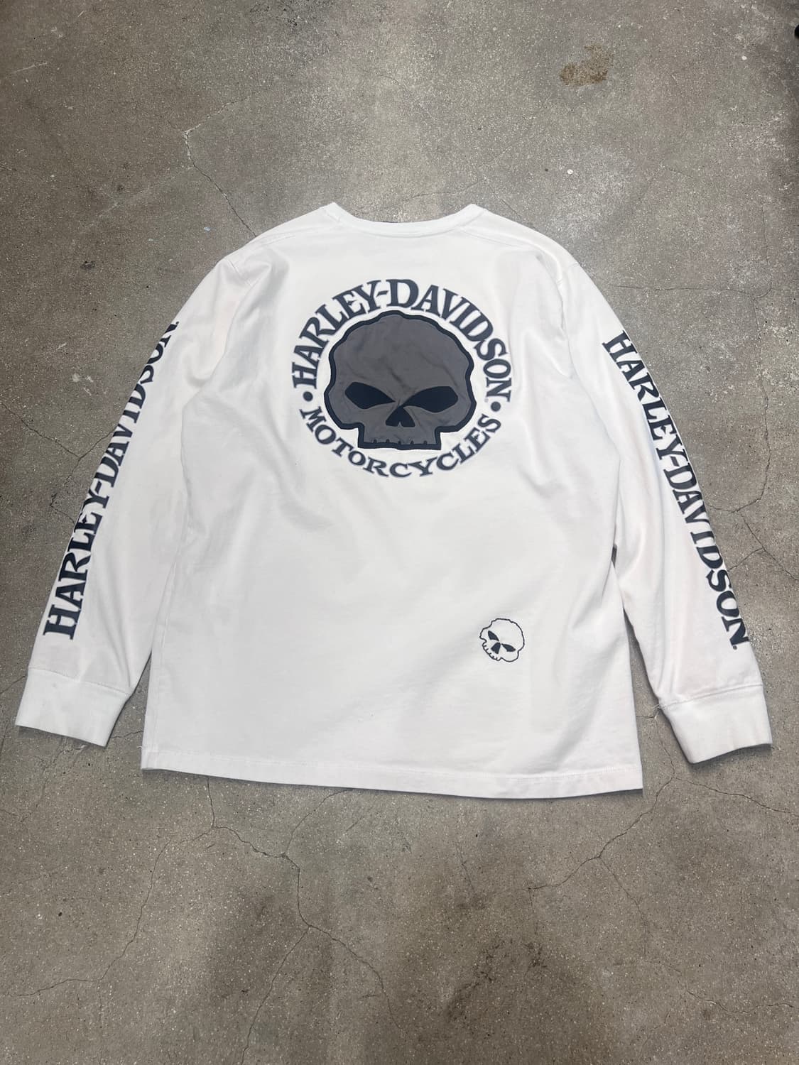 할리데이비슨 윌리 G스컬 롱슬리브 상품이미지2