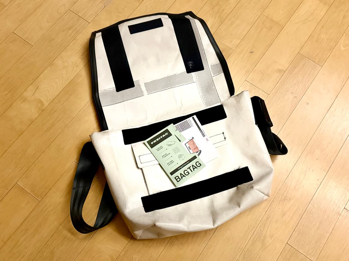 [프라이탁] 덱스터 (화이트/오렌지, 민트택 포함) 상품이미지2