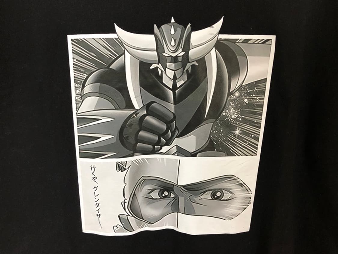 UFO 로보 그랜다이저&파일럿 듀크프리드 티셔츠 2XL 상품이미지1