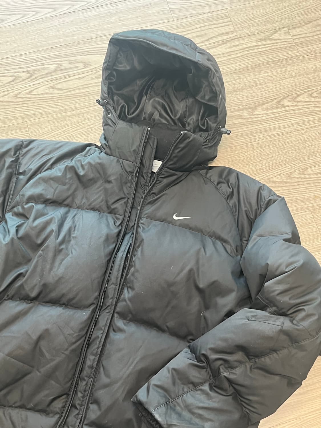 나이키 솔로 스우시 후드패딩 점퍼 자켓 상품이미지1