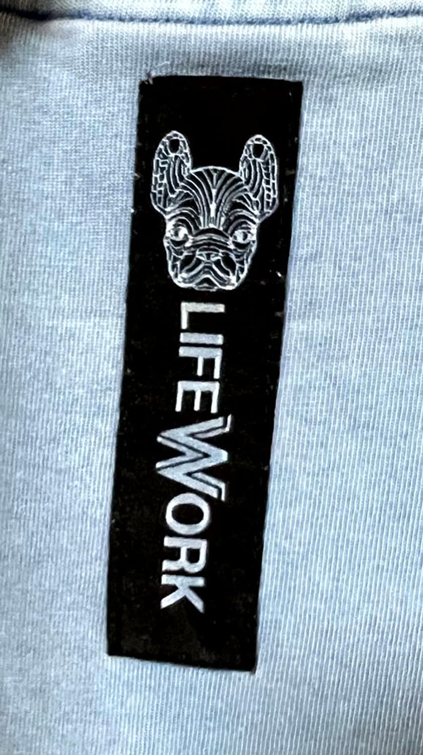 라이프워크 피그먼트 블루 남자 반팔티셔츠 오버핏 라운드넥 캐주얼 M 95 상품이미지3