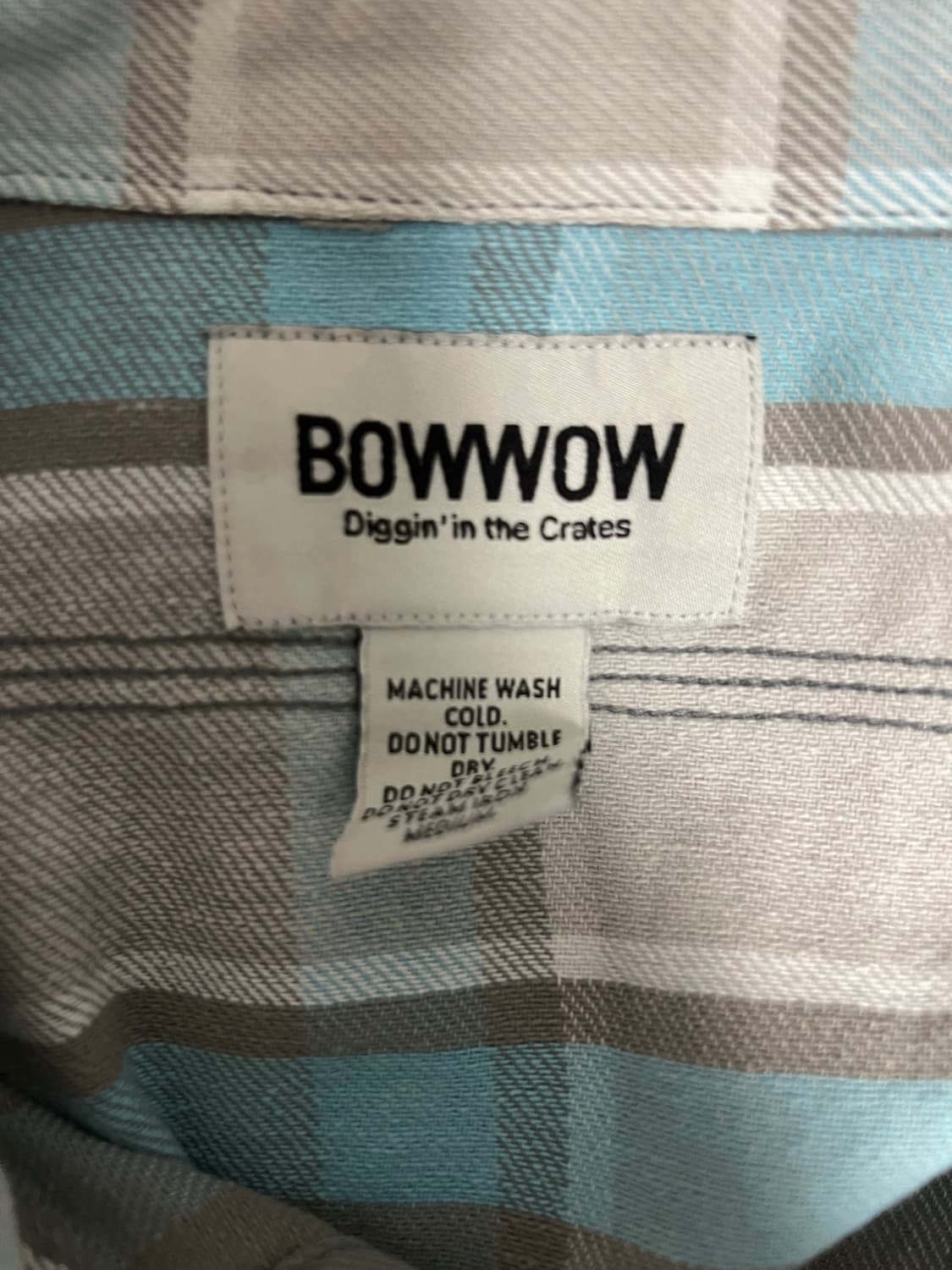 바우와우bowwow 25FW 페인팅 플란넬 셔츠 XL 상품이미지5