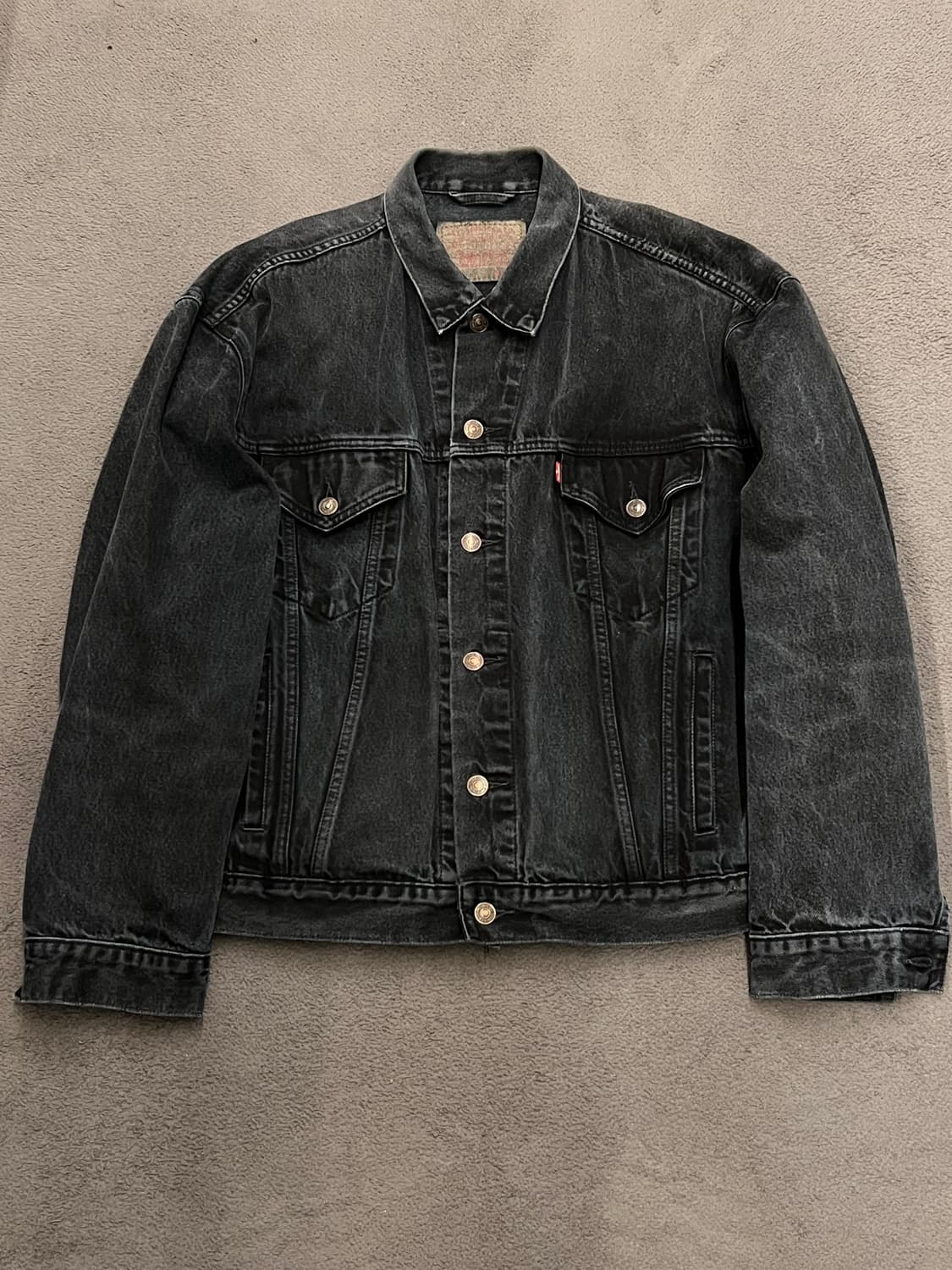 리바이스 빈티지 70503 흑청 트러커 처분  상품이미지2