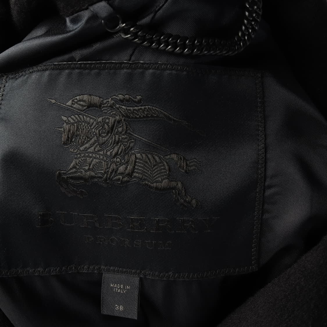 [S]버버리 프로섬 울캐시미어100% 블랙 피코트 더블 코트
 상품이미지5