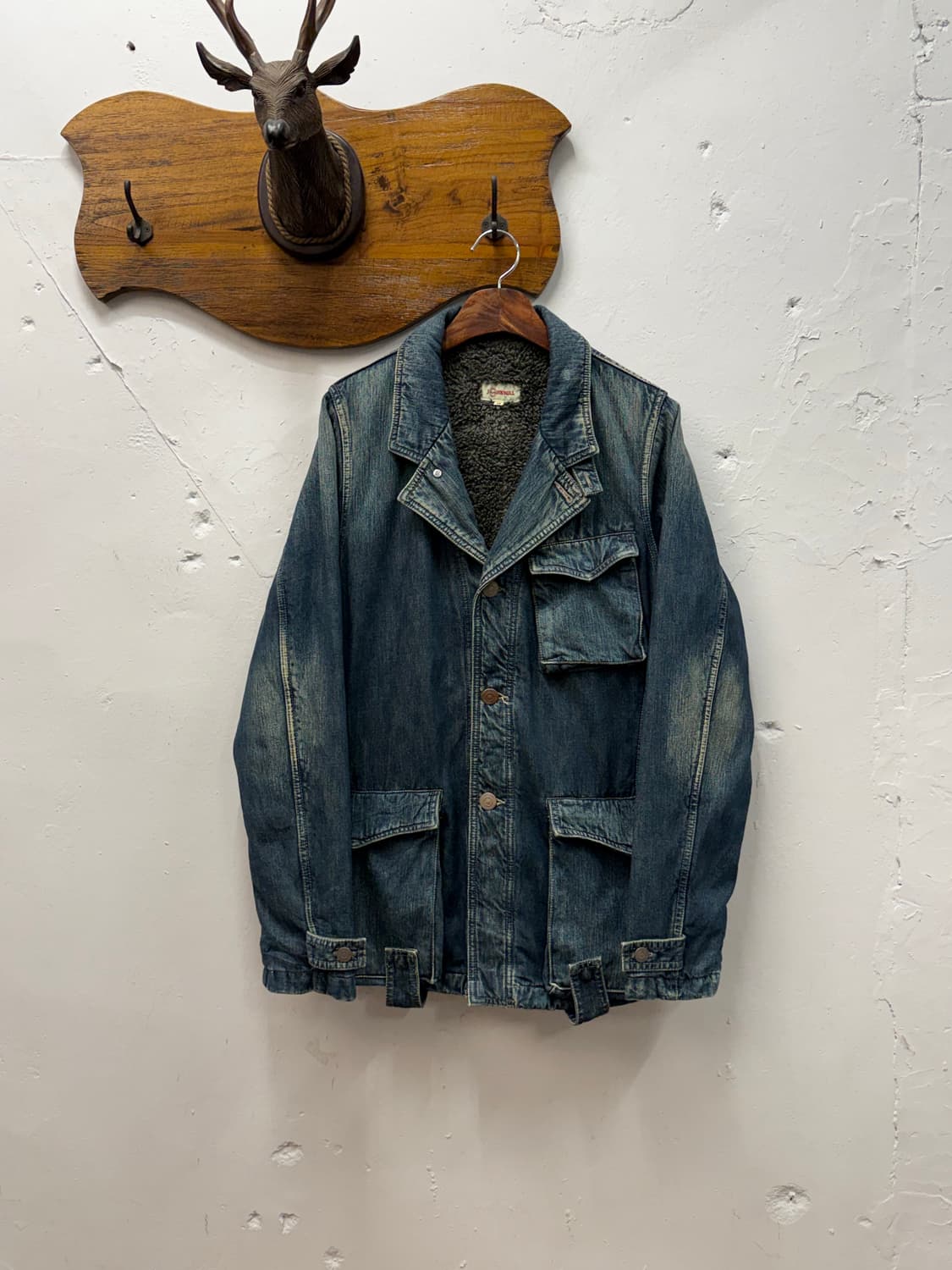 66) Johnbull Denim Sherpa-Lined Utility  상품이미지1