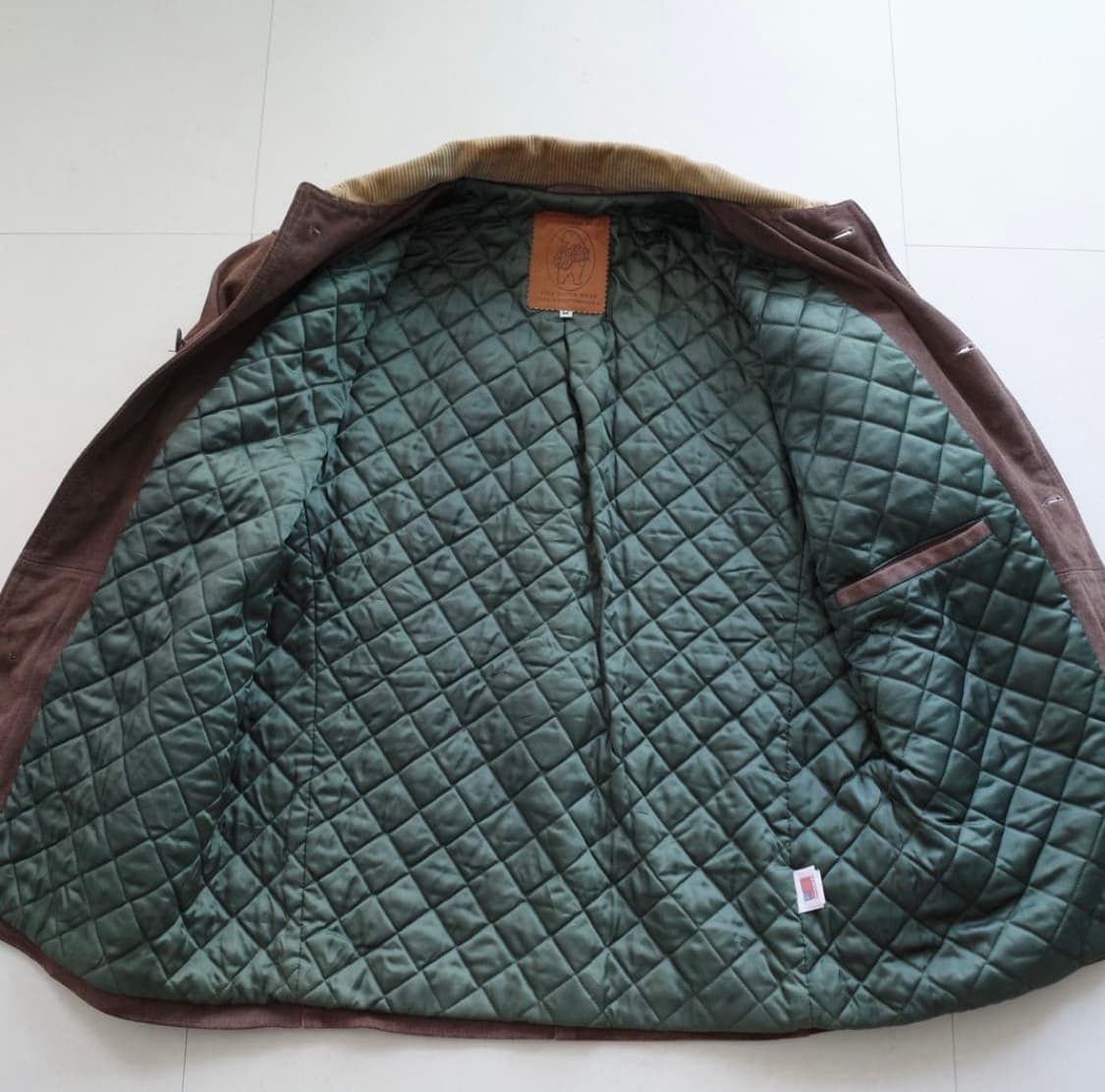 골든베어 소가죽 카우 스웨이드 카코트 L 상품이미지5