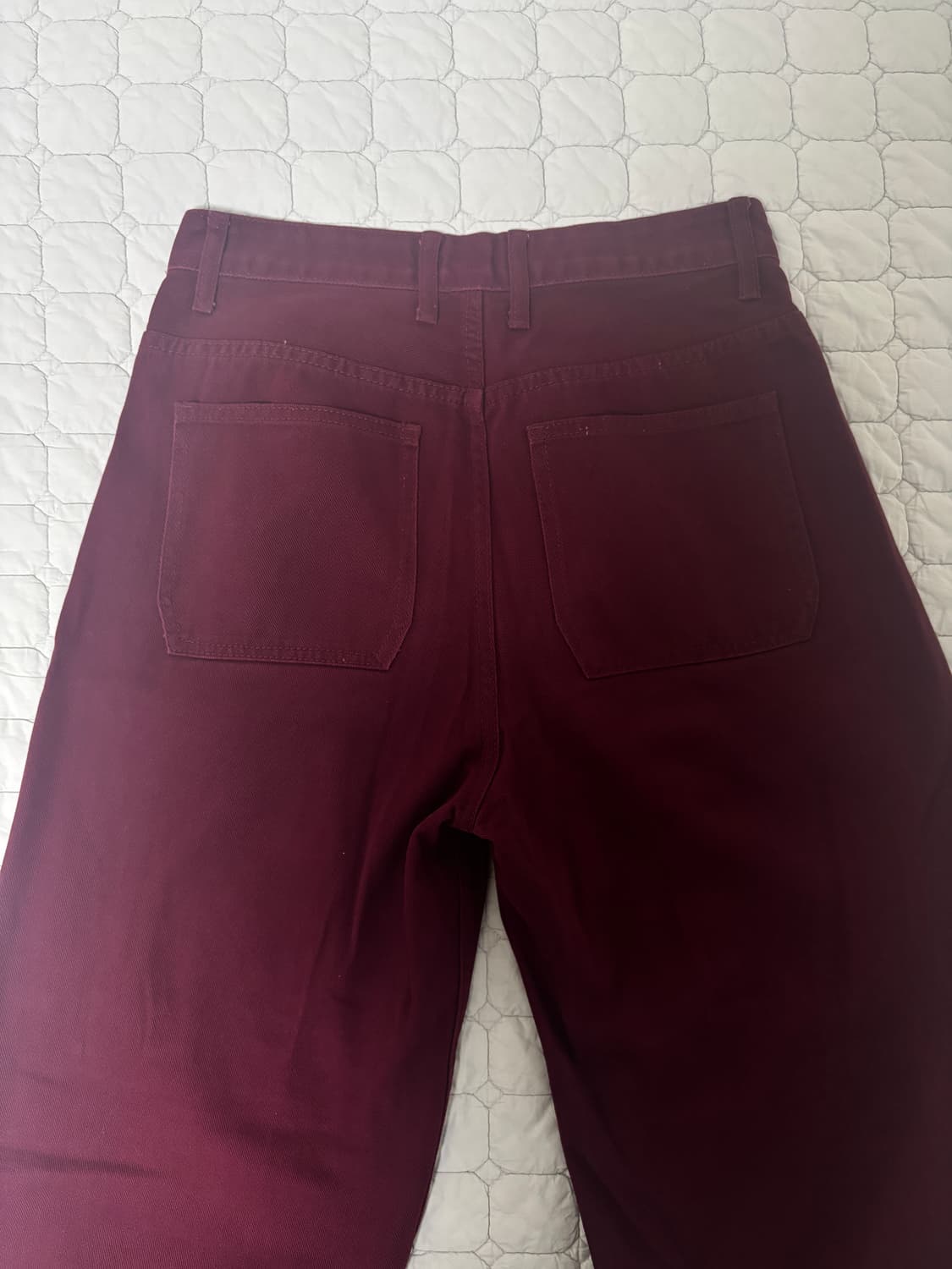 [M] 밀로 아카이브 리플렉트 커브드 팬츠 버건디 상품이미지4