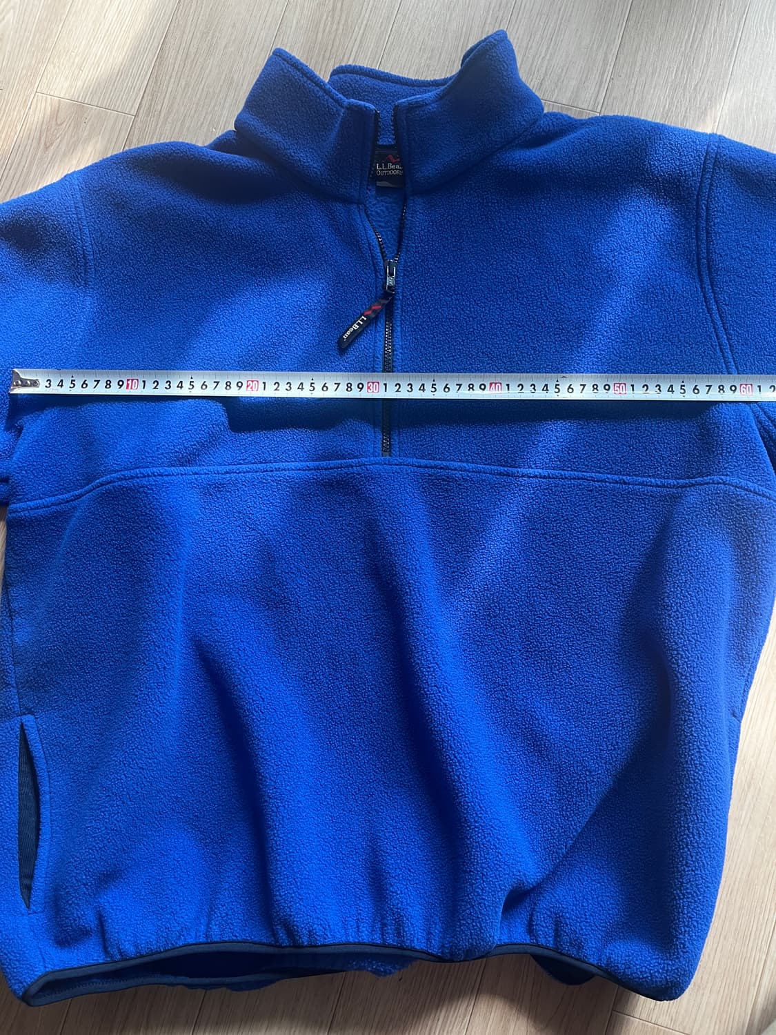 엘엘빈 아웃도어 플리스 하프집업 블루 XL 상품이미지7