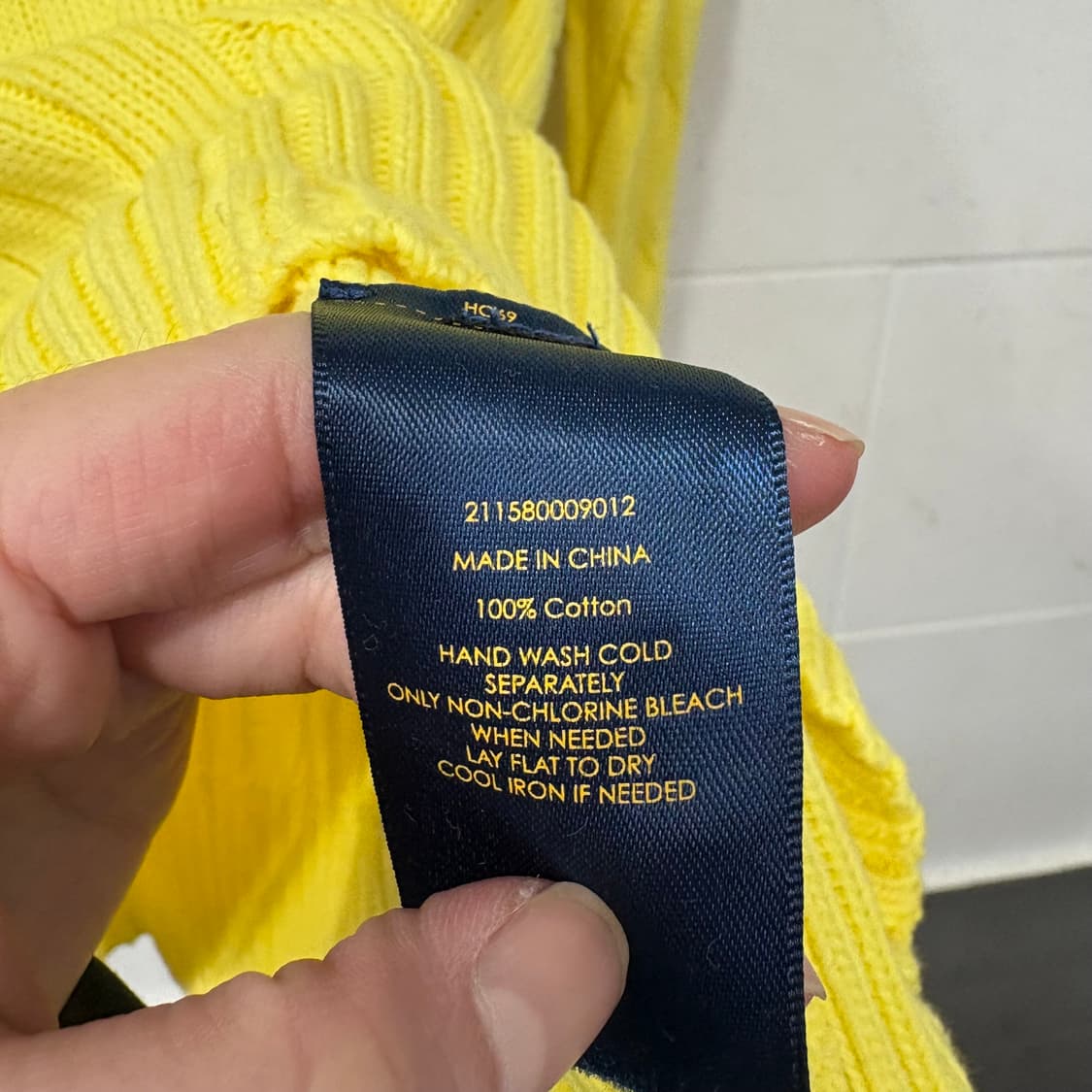 폴로 랄프로렌 꽈배기니트 상품이미지5