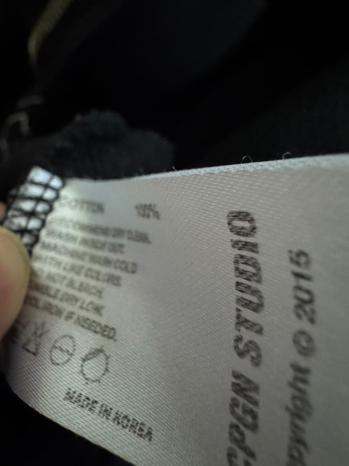 꼼파뇨 뒷 프린팅 빅 사이즈 후드집업 XL ~ 2XL 블랙 상품이미지4