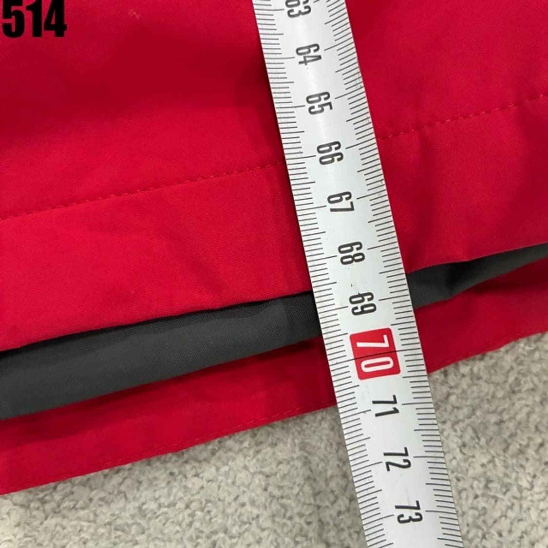 노스페이스 레드 패딩바람막이  상품이미지5