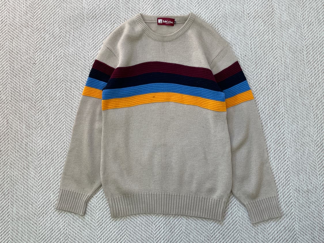 빈티지 멀티컬러 니트  J04147 상품이미지1