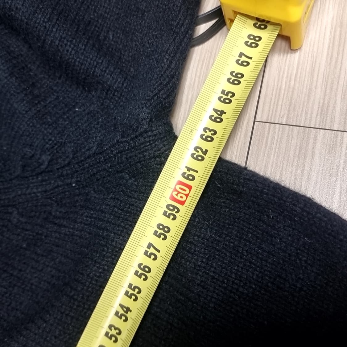 일본제 MU Sports 캐주얼 캐릭터 니트 블랙(105) 상품이미지10