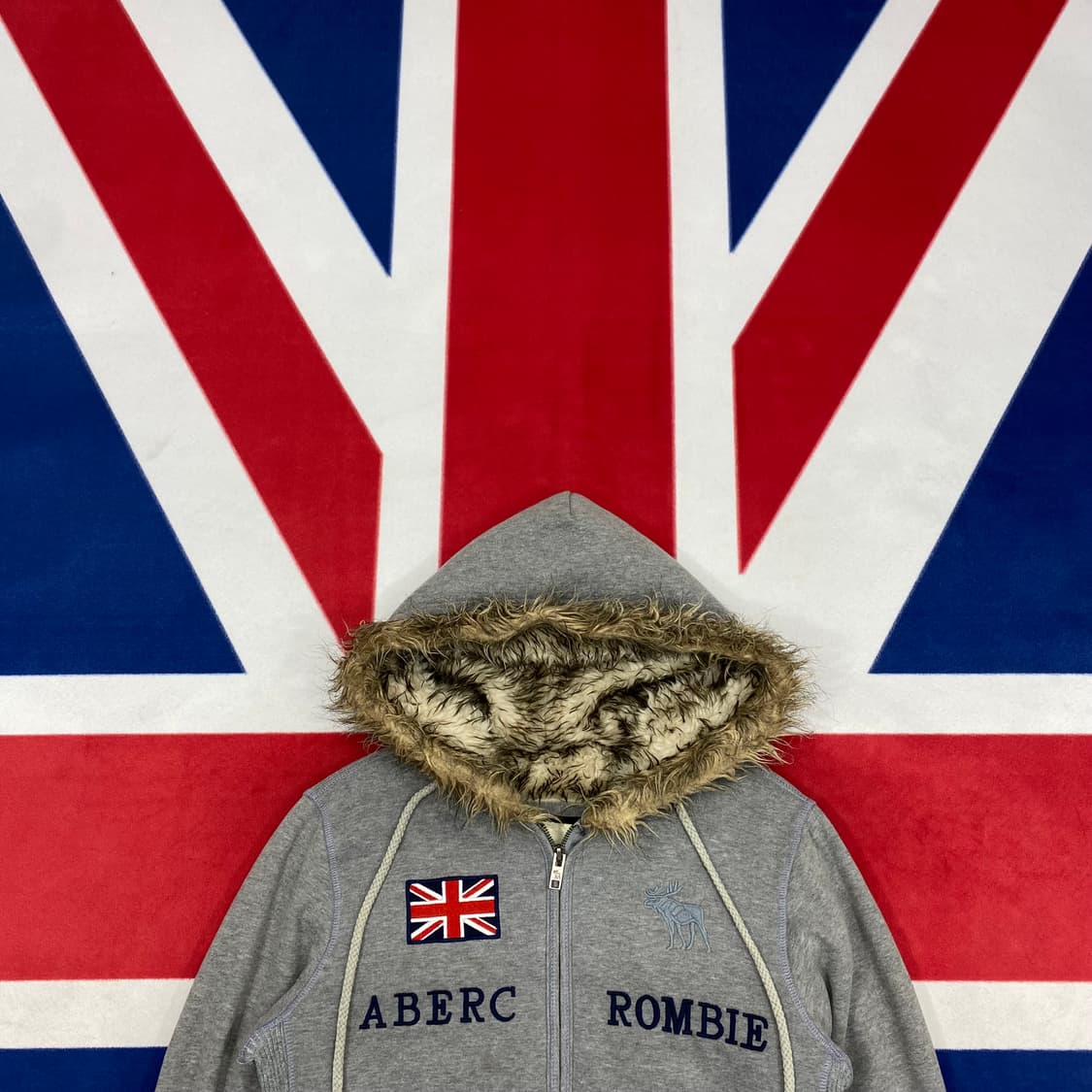 아베크롬비 울프조 후드집업 M  상품이미지2