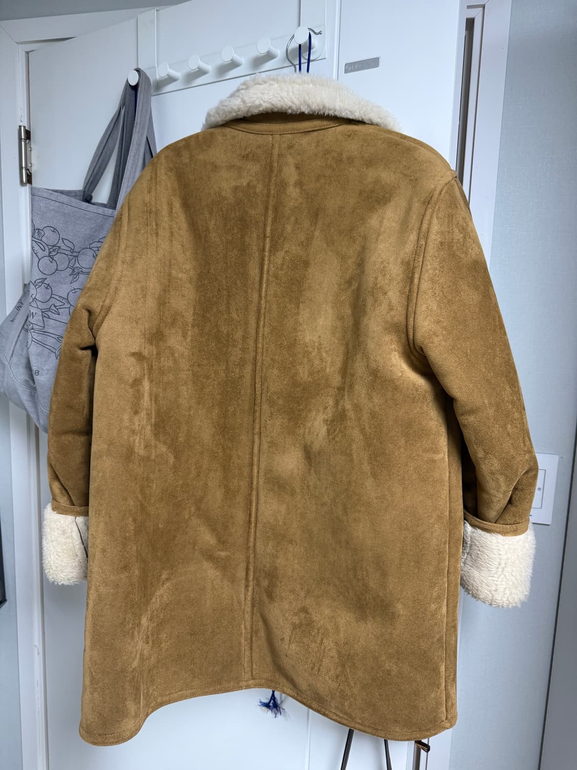 LE 르 쉬어링 하프 코트 카멜 상품이미지5