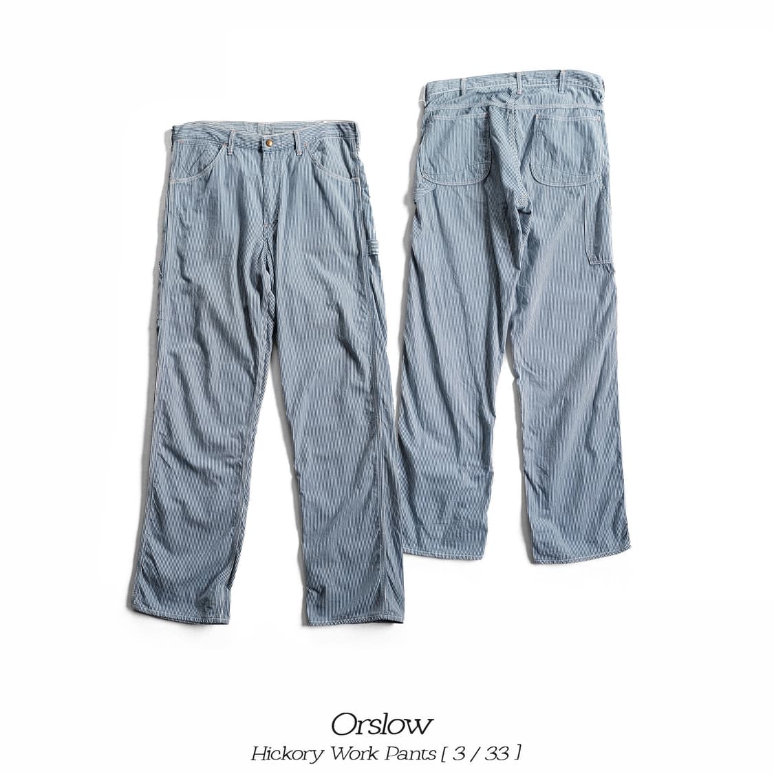 오어슬로우 히코리 워크팬츠 3(33)사이즈 상품이미지1