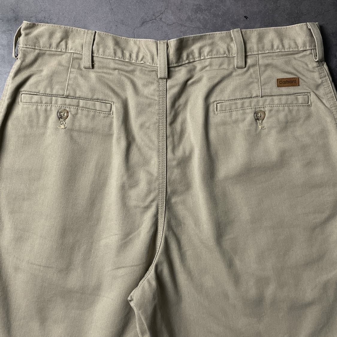 CARHARTT 00s 칼하트B133 베이지 코튼 하프팬츠 A01042 상품이미지7